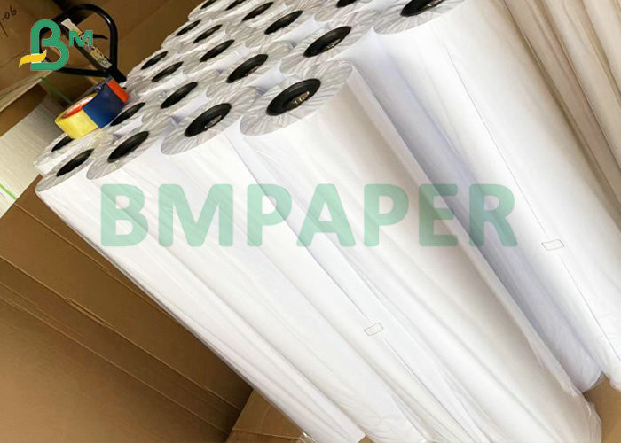 China 80g Engineer Drawing Paper CAD Plotter Paper 3'' 150m Carton Packing wholesale