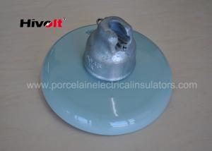 China Grey / Brown / White Suspension Type Insulators , Porcelain Disc Insulator With CE / SGS wholesale