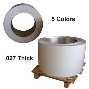 China .027 thick color coated aluminum coil with PE coating for gutter wholesale