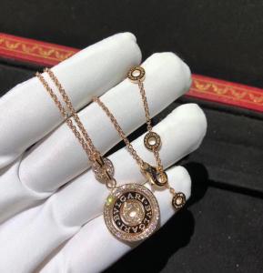 China Charming  Cerchi Astrale 18K Rose Gold Diamond Necklace Customization Available wholesale
