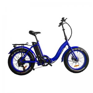 China 48V 500w Fat Wheel Electric Mountain Bikes For Hunting 20" Full Suspension Folding Ebike wholesale