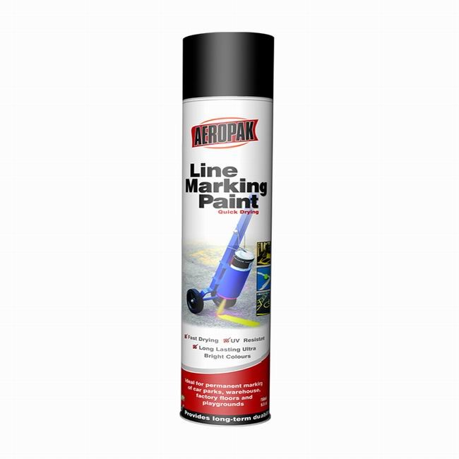 China Permanent Line Marking Spray Paint Fast Drying UV Resistant AEROPAK 500ml wholesale
