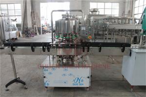 China 500 - 1000 BPH CSD Beverage Filling And Capping Machine For Plastic Bottle Water Juice wholesale