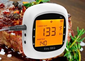 China Backlit Lcd Display Bluetooth BBQ Thermometer Safe Food Temperature Thermometer wholesale