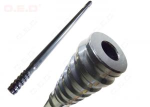 China T38 T45 T51 Carbon Steel Hydraulic Drifter Rod , Guide Tube Drill Extension Rod wholesale