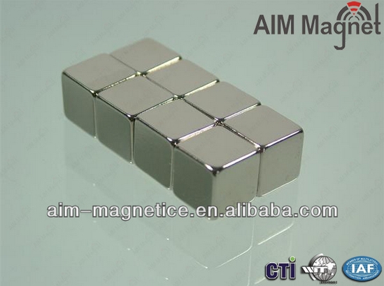 China Sintered Permanent Neodymium Magnetic Cube wholesale