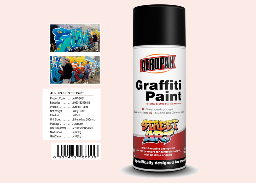 China Plastic White Color Graffiti Spray Paint Fastest Dry Time For Indoor / Outdoor Projects wholesale