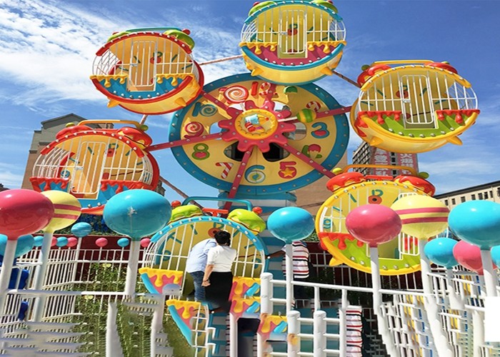 China 6 Cabins Rotating Amusement Park Ferris Wheel With Galvanized Steel Material wholesale