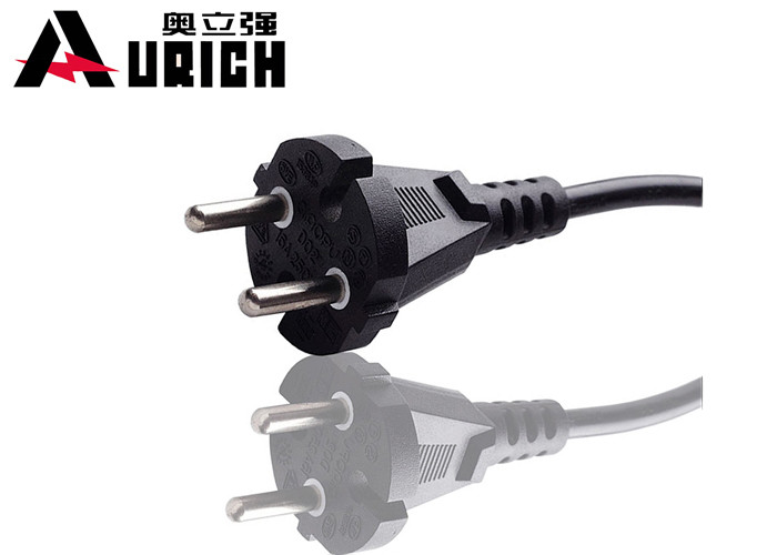 Buy cheap Flexible Ac Plug Power Cord European Standard With Schuko Connector 6a 2 Pin from wholesalers
