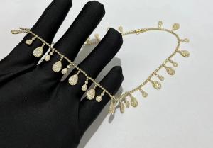 China Customized 18K Gold Diamond Necklace Yellow Gold  Serpent Boheme Necklace wholesale