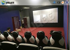 China Park 9D Cinema Seat With Electric / Pneumatic System Round Screen wholesale