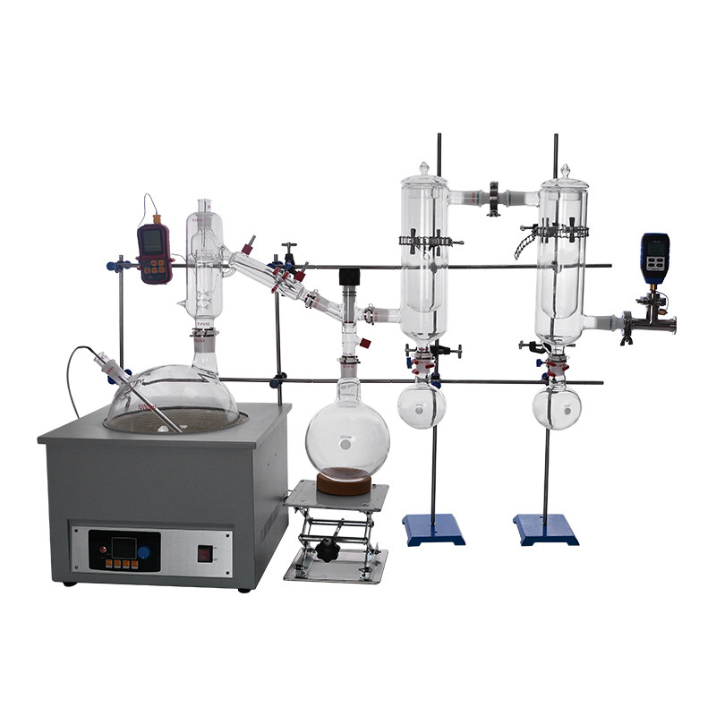 China Chemical Glass 10 Liter Short Path Distillation Equipment wholesale
