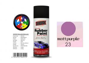 China High Efficiency Rubber Coat Spray Paint Matt Purple Color For Wood wholesale