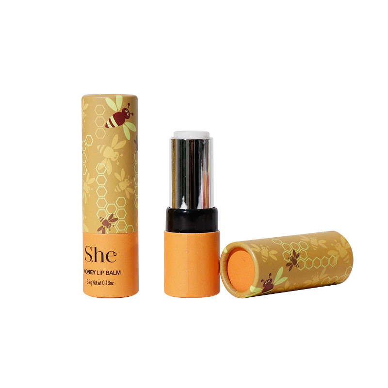 Buy cheap Custom Printing Lip Balm Container Concealer Empty Round Paper Lipstick Tube from wholesalers