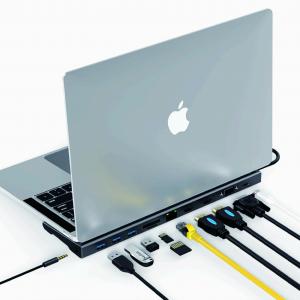 China Aluminum Case 100W USB C Dock 5Gbps USB HDMI Hub For Laptop wholesale