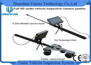 China 7 Inch Under Vehicle Inspection Camera Dvr System With Waterproof and Multiple Language wholesale