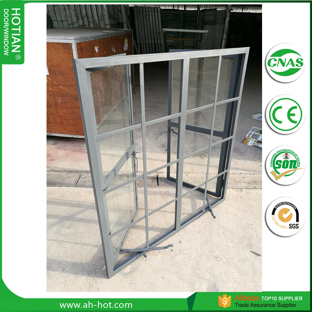 China CE approved burglar proof steel fixed windows with grids from China supplier wholesale
