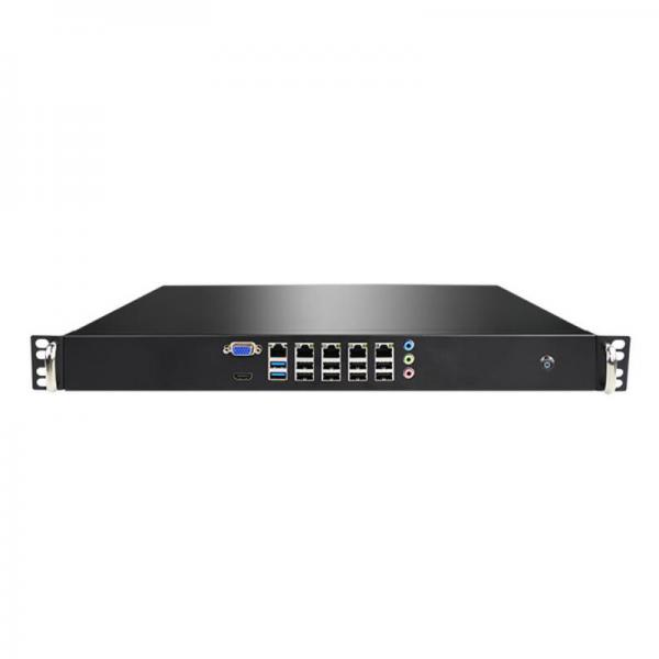 Quality 1U chassis H81 LGA1150 5 Gigabit LAN 10 COM industrial server firewall computer soft router support pFsense for sale
