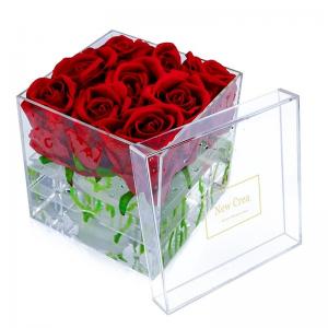 China Acrylic PMMA Acrylic Storage Box For Valentine'S Day Wedding Gift wholesale