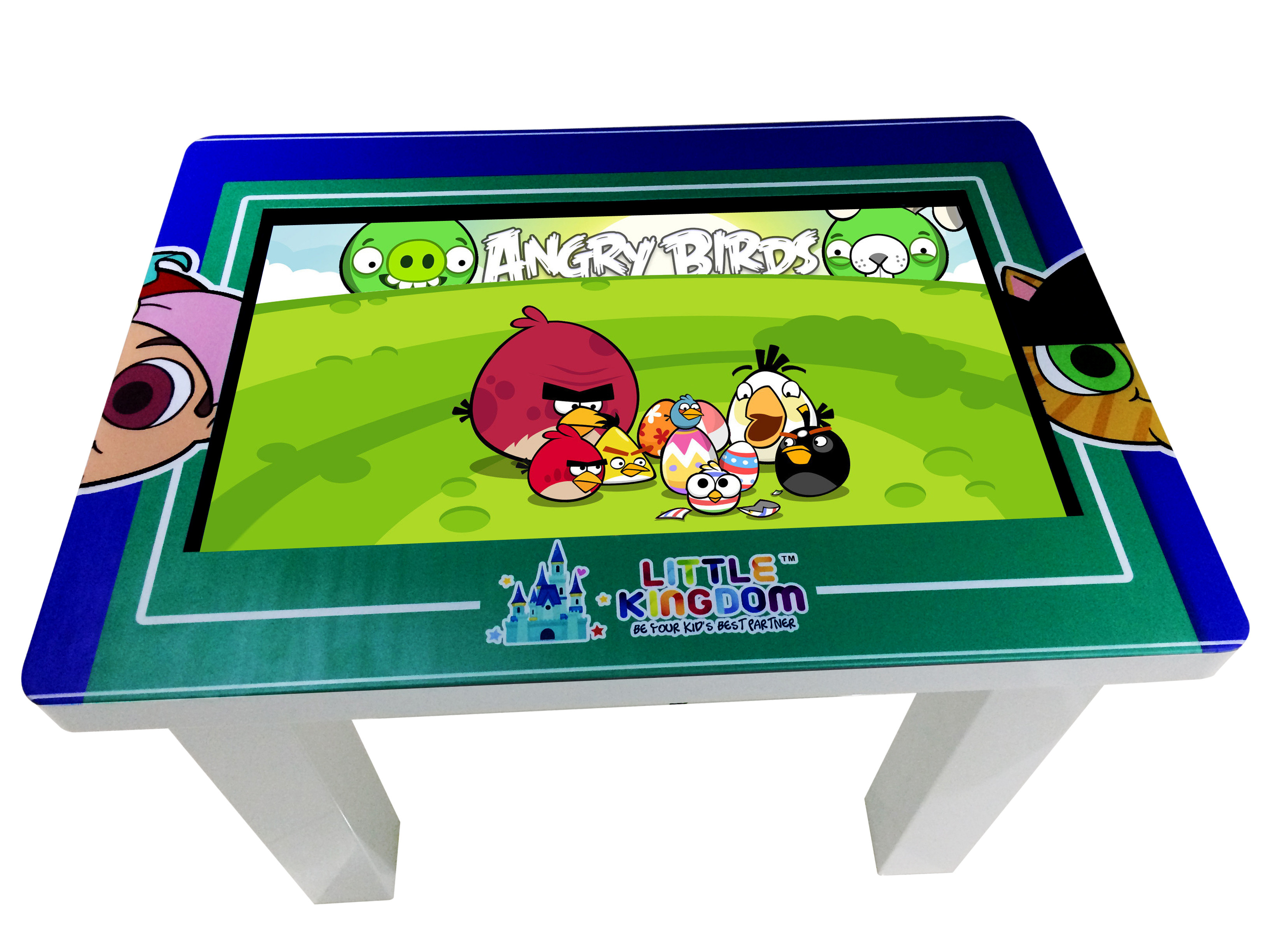 China Children Interactive Multi Touch Table Waterproof 32 Inch Metal Frame wholesale