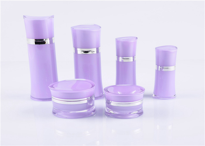 China Square Thick Wall Empty Cosmetic Cream Jars ABS With Round Cap 1oz - 100ml wholesale