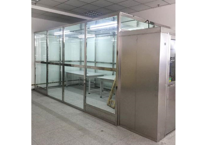 China Pharmacy Modular Fasting Softwall Clean Room Class 100 To Class 100000 SS Square Pipe wholesale
