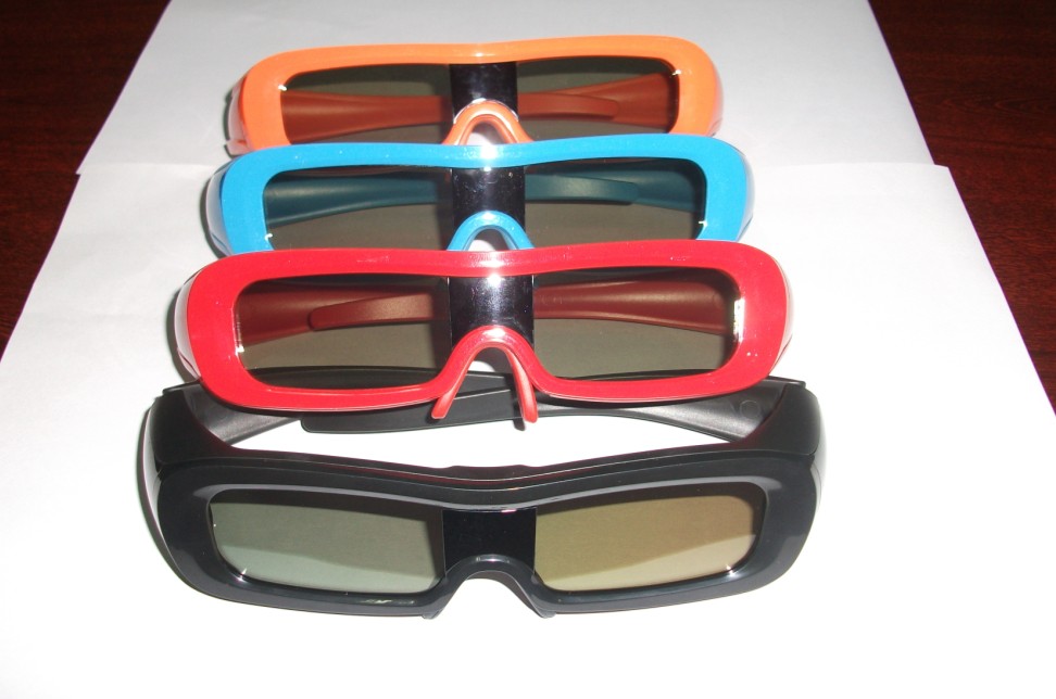 Quality Comfortable Universal Active Shutter 3D TV Glasses USB Chargeable Battery for sale