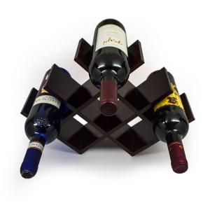 China Fine Craftwork Acrylic Bottle Rack , Butterfly Wine Rack 17.3x11.5x4 Inches wholesale