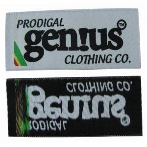 China Brand Logo Personalised Woven Labels Embroidered Clothing Labels Eco Friendly wholesale
