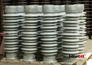 China High Voltage Ceramic Insulators UNC Pitch Grey / Brown / White Color wholesale