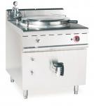 China JUSTA Gas Indirect Jacketed Boiling Pan Kitchen Equipments 150L Soup Cooker Machine wholesale