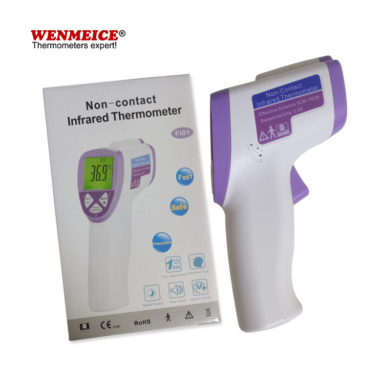 China Human Body Non Contact Forehead Infrared Thermometer For Fever wholesale