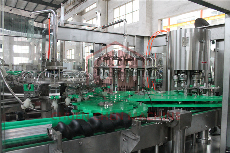 China PLC Control Electric Driven Glass Bottle Filling Machine With Highly Speed wholesale