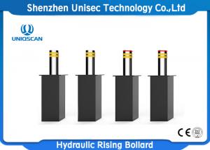 China Heavy Duty Traffic Control Automatic Rising Bollards Hydraulic Bollards For Security wholesale