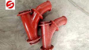China Ceramic Lined Lateral pipe Wye wholesale