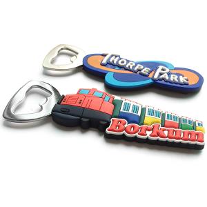 China High Quality Fast Delivery Professional China Factory PVC Rubber Cute Cartoon Cover Customized Bottle Opener wholesale