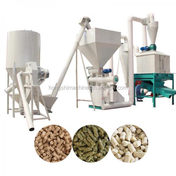 Quality Small Complete Animal Feed Pellet Machine Production Line High Quality for sale