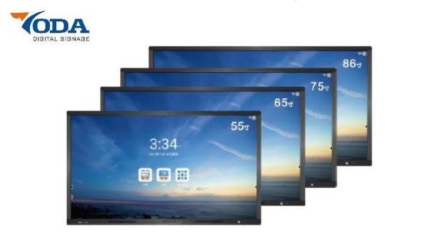 Quality LCD Interactive Touch Screen 75Inch Android OS Multi 10 Point IR Touch Lcd Screen for sale