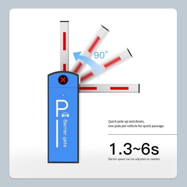 HCW Parking Lot Boom Barrier Gate 24v Servo Motor Mechanism For Smart Gate Security