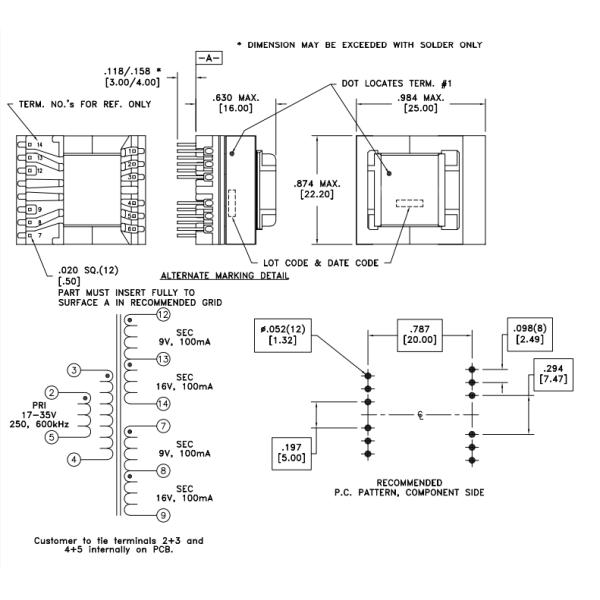 Tht Ibti Isolated Buck Smd Transformer For Building Automation 750314624