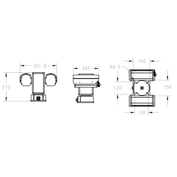 360 Degree EO/IR Drone Detection And Tracking Platform With Dual Channel Imaging And Motion Control