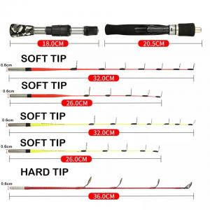 China Soft Tip/Hard Tip Carbon WinterIce Fishing Rod Ultralight Portable wholesale