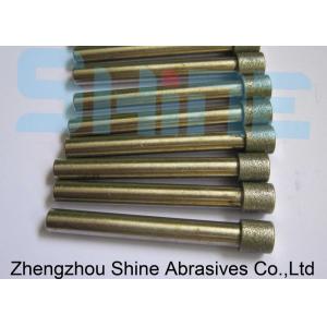 China Internal Cbn Diamond Grinding Pins 10mm Shank Electroplated Diamond Tools on sale