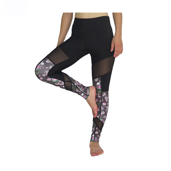 Fashion Style Yoga Wear Clothing Hot Sex High Rise Running Leggings Anti Static