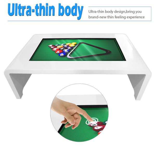 Financial Totem Top Touch Lcd Screen Kiosk , Bookstores Touch Screen Conference Table