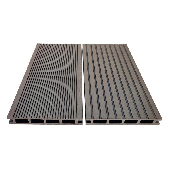 Quality New Technology WPC Decking 145*21mm Insect-resistant Composite Decking for sale