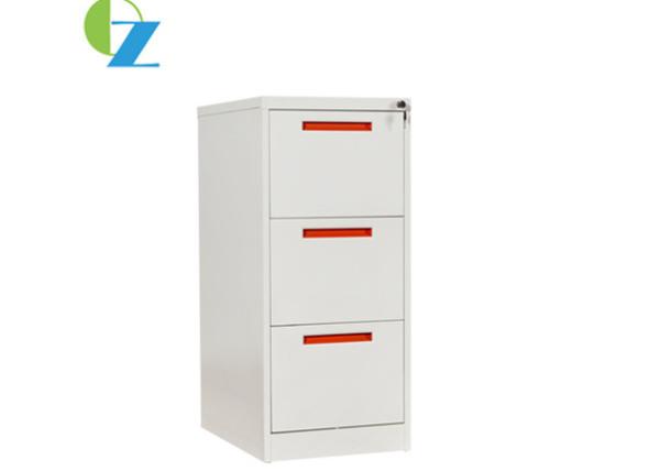 Quality Commercial Use Vertical  Filing Cabinet 3 Drawers 1330mm Height Fully Open for sale