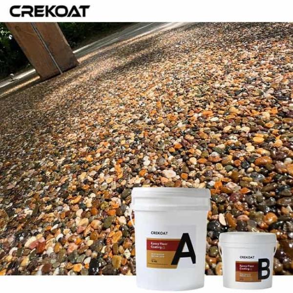 Quality Permeable Surface Epoxy Stone Deck Coating Wide Range Of Colors And Aggregate for sale