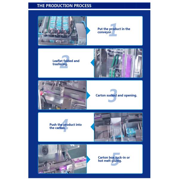 ZH-100 High Speed Cartoning Machine 1100kg Bottle Packaging Machine