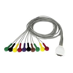 China Biocare ECG Holter Cable For 12 Lead Snap Connector IE10 1.1cm wholesale
